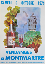 A.Renoux - Vintage Per Montmartre - Originale Poster - Very Raro - 1979 - £118.24 GBP