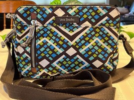 Vera Bradley Rain Forest Crossbody Shoulder Canvas Bag - $34.00