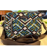 Vera Bradley Rain Forest Crossbody Shoulder Canvas Bag - $34.00