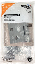 4" Commercial Grade Hinge Steel Prime Coat National Hardware N236-016 F179 Gray - £9.38 GBP