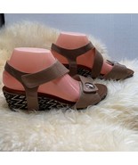 Silver Lining Sandals by Alivio Taupe Multi Kiara wedge heel sandal  39/... - £78.06 GBP