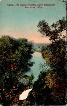The Huron from the River Boulevard Ann Arbor MI Postcard PC93 - £3.92 GBP