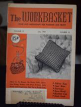 Vintage The Workbasket Magazine - July 1954 - Volume 19 - Number 10 - £5.45 GBP