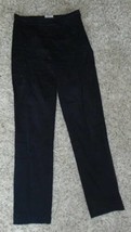 Womens Pants Brooks 346 Black Side Zipper Casual Ankle Pants-size 4 - £7.06 GBP