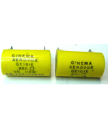 2 NOS Cinema Aerovox  CE101E 355 Ohm 1% 1/2W Wire Wound Meter Precision ... - $39.08 MXN