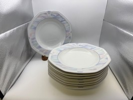 Set of 8 Savoir Vivre CELINA Rim Soup Bowls - $1,494.37 MXN