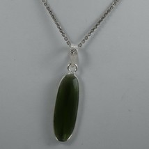 925 Sterling Silver Green Quartz Gemstone Handmade Pendant Women Gift PS-2472 - £20.68 GBP