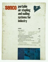 1971 Senco Portable Air Stapling &amp; Nailing Systems Advertising Brochure ... - $11.75
