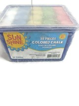 Sun Shine Sidewalk Chalk 20 pieces 1 sets of 20 New - £4.71 GBP