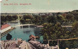 Springfield Missouri MO Doling Park Lake 1910 Postcard D35 - £2.34 GBP