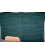 Three Feathers Wool Hunter Dark Forest Green Show Saddle Blanket Pad 33 ... - £311.68 GBP