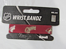 NHL Arizona Coyotes Wrist Band Bandz Officially Licensed Size Small by S... - £13.36 GBP