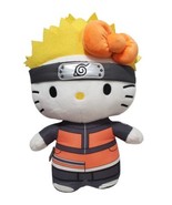 Naruto Shippuden x Hello Kitty Naruto Uzumaki  Plush Doll Kidrobot Sanri... - £36.60 GBP