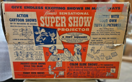 Kenners Sensational Super Show Projector Set Box Flintstones Popeye Bull... - £94.57 GBP