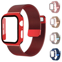 Metal-hard  Band Strap case For Apple Watch Series 7 6 5 4 SE 38/45M - £55.15 GBP