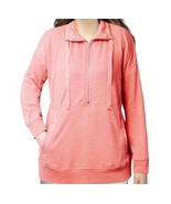 Tangerine™ ~ MEDIUM ~ Long Sleeve ~ 1/2 Zip Casual Pullover ~ CORAL Swea... - $30.00