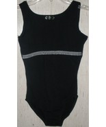GIRLS DANSKIN BLACK  LEOTARD   SIZE M - $266.14 MXN
