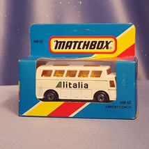 Alitalia Bus D&#39; Aeroport MB-65 by Matchbox. - £9.43 GBP