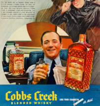1937 Cobbs Creek Blended Whisky Advertisement Vintage Distillery Liquor ... - $459.19 MXN