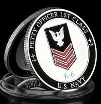 NEW U.S. Navy Petty Officer First Class E-6 Challenge Coin. - £11.67 GBP