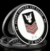 NEW U.S. Navy Petty Officer First Class E-6 Challenge Coin. - $14.84