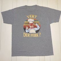 Jim Henson’s The Muppet’s Swedish Chef Vert Der Ferk? T-Shirt Graphic - $17.85