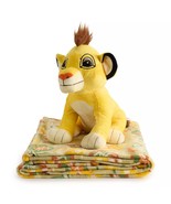 Disney&#39;s The Lion King Plush Stuffed Animal Simba and Fleece Blanket Thr... - $546.75 MXN