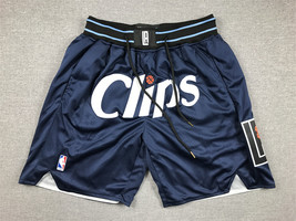 LA Clippers Navy City Edition Classic Mesh Pockets Shorts - Shorts - $30.99