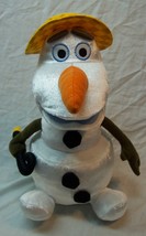 Walt Disney Frozen Talking Moving Olaf Snowman 12&quot; Plush Stuffed Animal Toy - £19.88 GBP