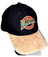 Vintage Alaska Hat Black Ketchikan Tan Suede Bill Dockside Trading Co Co... - £48.15 GBP