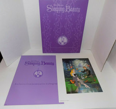 Walt Disney&#39;s Sleeping Beauty Exclusive Commemorative Lithograph Used - $25.46