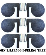 6"x 3/8" AR500 Steel Shooting Range Targets Dueling Trees Metal Paddles w/tubes - $132.99