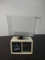 Vintage Health O Meter Family DELUXE DIET SCALE w Canister w Spout - £3.99 GBP