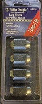 White Knight 110074 Wheel Lug Nuts 4 / PACK - 12mm X 1.50, 13/16&quot; HEX - $3.99
