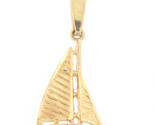 Sail boat Unisex Charm 14kt Yellow Gold 302045 - $79.00