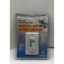 Westinghouse Universal Ceiling Fan &amp; Light Wireless Wall Remote Control 77875 - £18.36 GBP