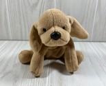 Gund 6&quot; small mini plush beanbag puppy dog tan yellow lab golden retriever - $9.89