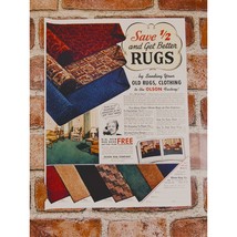 1940 Vintage Olson Rug Company Print Ad, Mid-Century Home Decor Advertis... - £11.46 GBP