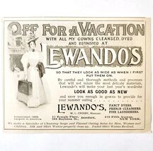 Lewando&#39;s Dry Cleaning Good Dye 1897 Advertisement Victorian Laundry ADB... - $14.01 CAD