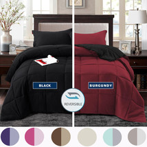 HIG Classic Down Alternative Comforter Set All Season Reversible Comforter Soft - £26.32 GBP+