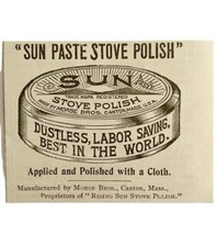 Rising Sun Paste Stove Polish 1894 Advertisement Victorian Morse Bros 3 ADBN1vv - £7.96 GBP