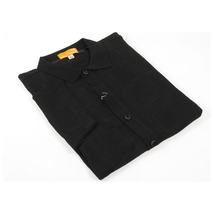 Mens Stacy Adams Italian Style Knit Woven Shirt Short Sleeves 71010 Black image 4