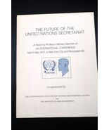 Vtg Pamphlet Future United Nations 72 NYC Emphemera UNITAR Institute Man... - €42,84 EUR