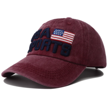 2023 New Autumn Winter Vintage USA Flag Embroidered Baseball Cap Man Snapback Ha - £85.72 GBP