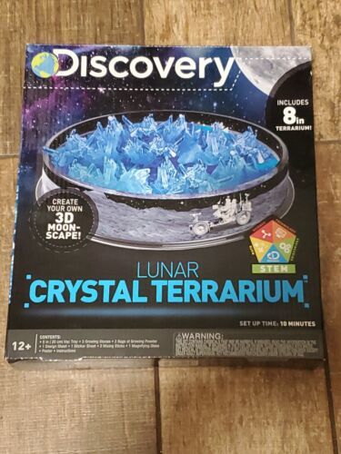 * Discovery STEM Lunar Crystal Terrarium Create 3-D Moonscape w/ Poster Ages 12+ - $7.43