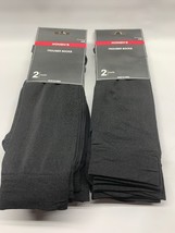 Trouser Socks Greenbrier Sz 4-8 Black Career Work Hosiery 10 Pairs Lot Polyester - £16.95 GBP