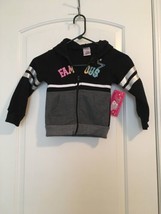 Real Love Girls Full Zip Hoodie Sweatshirt Jacket Size 4  - £23.46 GBP