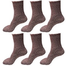 6 Pairs Womens Soft Winter Wool Thick Knit Thermal Warm Crew Cozy Boot S... - $13.99