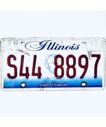  United States Illinois Land of Lincoln Passenger License Plate S44 8897 - $20.22 CAD