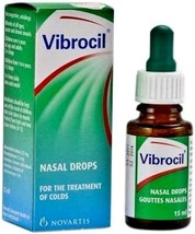 3 PACK  Vibrocil Nasal Drops x15 ml GlaxoSmithKline - €58,97 EUR
